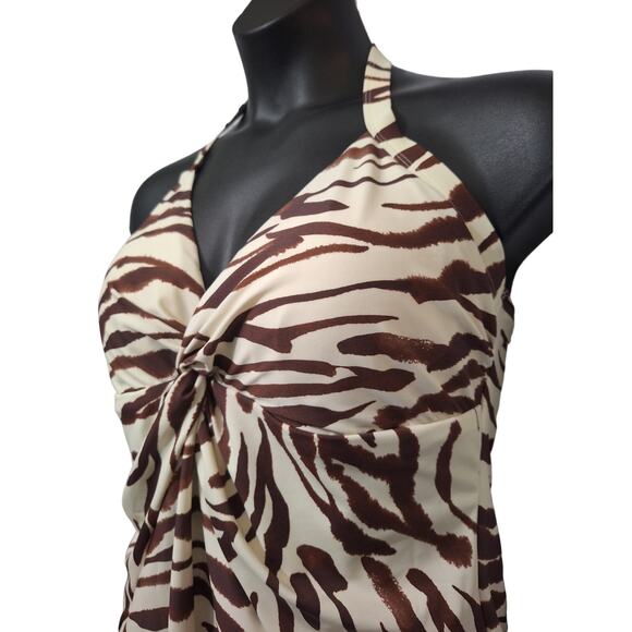 Cupshe Zebra Print Plus Size 2X Swimsuit New - Picture 3 of 7